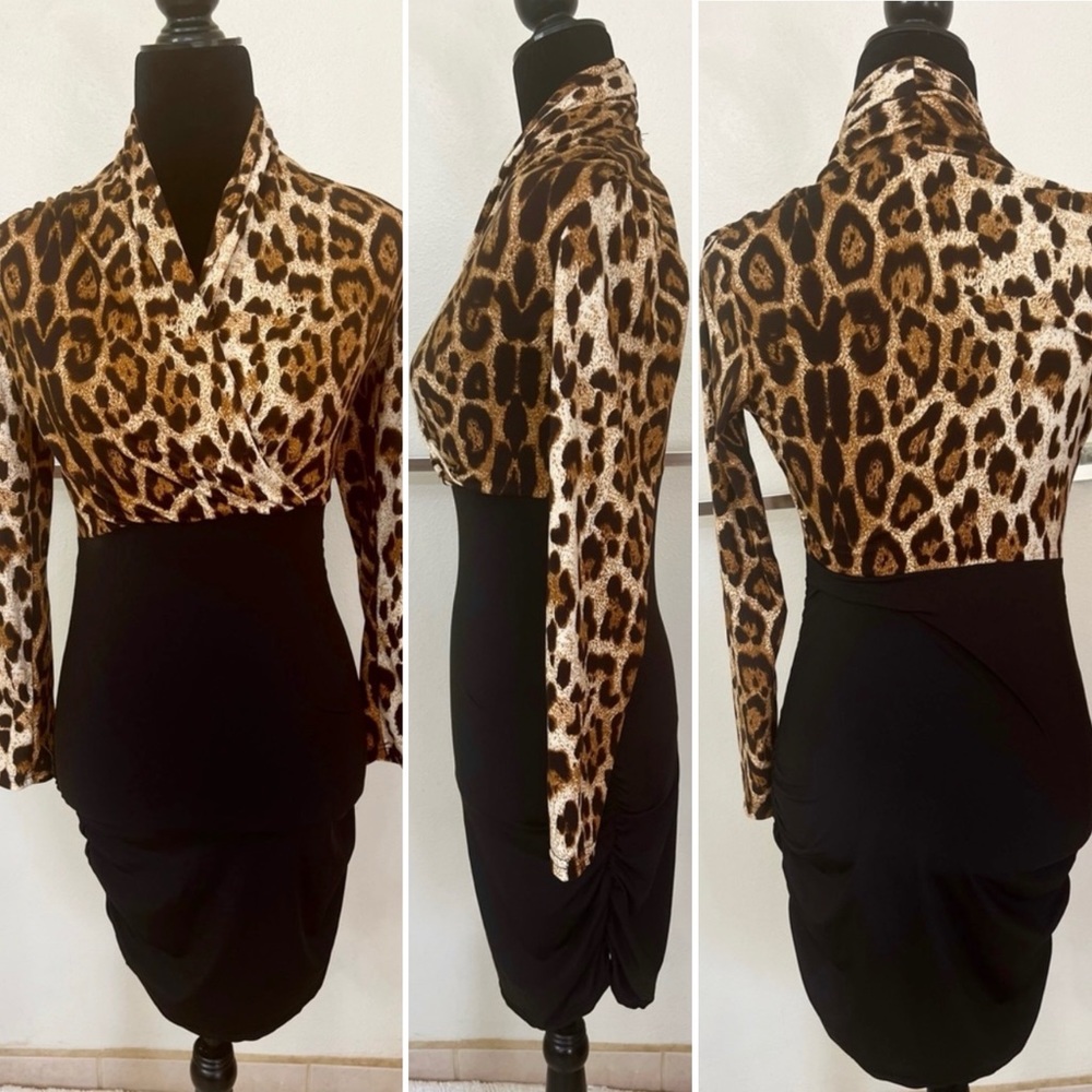 💛🖤Hot leopard print mini dress!🖤💛
